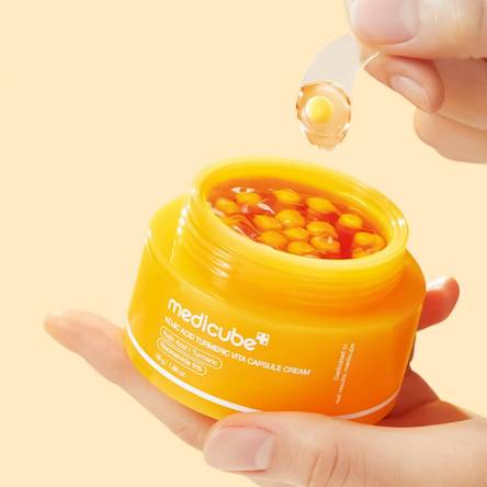 Капсульный крем для сияния кожи medicube Kojic Acid Turmeric Vita Capsule Cream - 53 гр