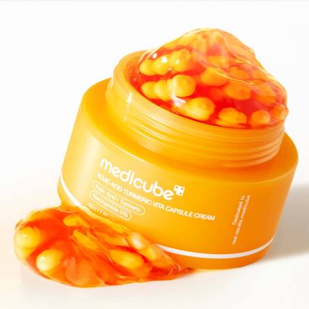 Капсульный крем для сияния кожи medicube Kojic Acid Turmeric Vita Capsule Cream - 53 гр