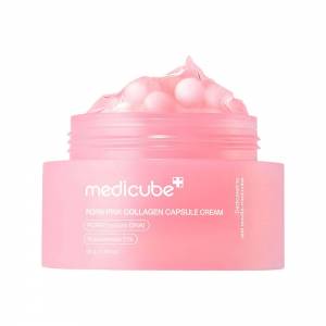 Укрепляющий капсульный крем с ПДРН и пептидами medicube PDRN Pink Collagen Capsule Cream - 55 мл