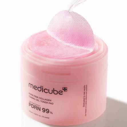 Гелевые тонер-пэды с ПДРН и коллагеном medicube PDRN Pink Collagen Toning Gel Toner Pad - 70 шт Гелевые тонер-пэды с ПДРН и коллагеном medicube PDRN Pink Collagen Toning Gel Toner Pad - 70 шт