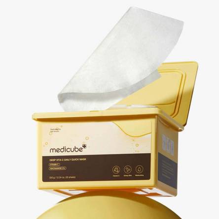Набор осветляющих масок с витамином С medicube Deep Vita C Daily Quick Mask - 30 шт