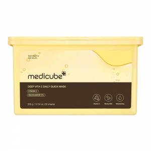 Набор осветляющих масок с витамином С medicube Deep Vita C Daily Quick Mask - 30 шт