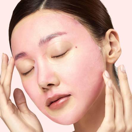 Тканевая маска с ПДРН и коллагеном для сияния кожи medicube PDRN Pink Vita Coating Mask - 22 гр