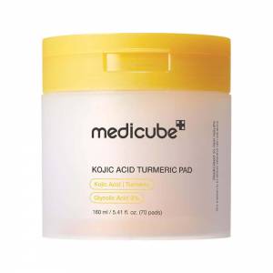 Отшелушивающие тонер-пэды с койевой кислотой medicube Kojic Acid Turmeric Pad - 70 шт