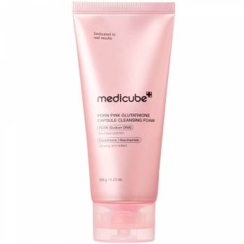 Капсульная пенка для умывания с ПДРН и глутатионом medicube PDRN Pink Glutathione Capsule Cleansing Foam - 120 мл