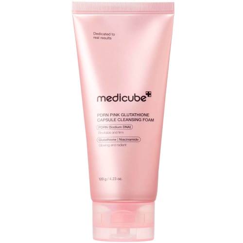 Капсульная пенка для умывания с ПДРН и глутатионом medicube PDRN Pink Glutathione Capsule Cleansing Foam - 120 мл