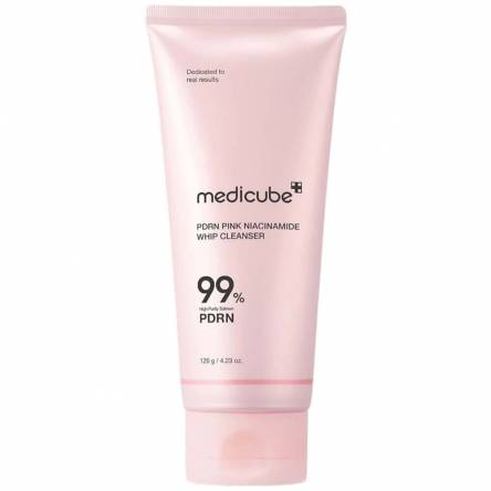 Пенка для умывания с ПДРН medicube PDRN Pink Niacinamide Whip Cleanser - 120 мл