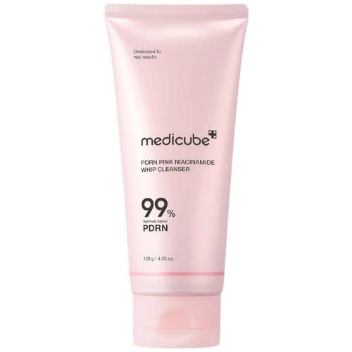 Пенка для умывания с ПДРН medicube PDRN Pink Niacinamide Whip Cleanser - 120 мл