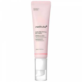 Осветляющий крем для век с ПДРН и пептидами medicube PDRN Pink Peptide Eye Cream - 30 мл