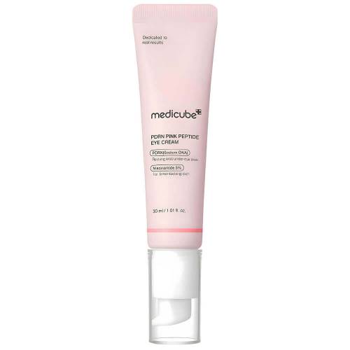 Осветляющий крем для век с ПДРН и пептидами medicube PDRN Pink Peptide Eye Cream - 30 мл
