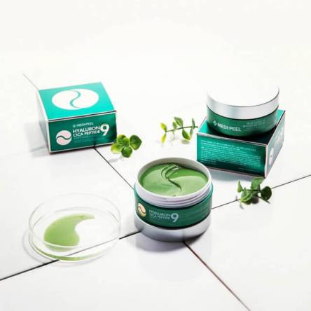 Успокаивающие гидрогелевые патчи с пептидами Medi-Peel Hyaluron Cica Peptide 9 Ampoule Eye Patch - 60 шт