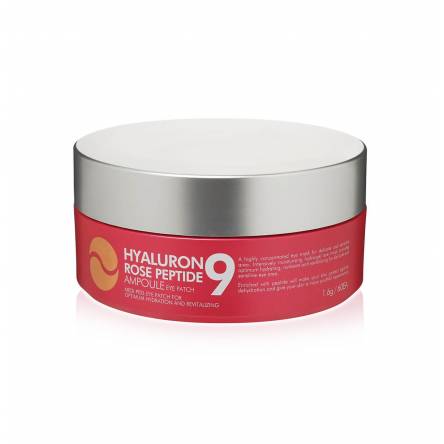 Гидрогелевые патчи с экстрактом розы и пептидами Medi-Peel Hyaluron Rose Peptide 9 Ampoule Eye Patch - 60 шт
