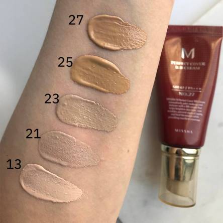 BB-крем Missha М Perfect Cover BB Cream SPF42 PA+++ 21 Light Beige 50 мл - 21 тон