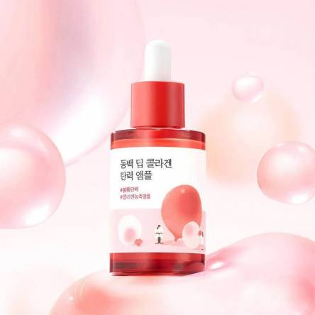Укрепляющая коллагеновая ампула с камелией Round Lab Camellia Deep Collagen Firming Ampoule - 30 мл