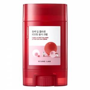 Лифтинг-крем для шеи и овала лица с камелией Round Lab Camellia Deep Collagen Lifting Gua Sha Cream - 60 мл