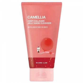 Гель-маска для очищения кожи c камелией Round Lab Camellia Deep Collagen Jelly Mask Cleanser - 150 мл Гель-маска для очищения кожи c камелией Round Lab Camellia Deep Collagen Jelly Mask Cleanser - 150 мл