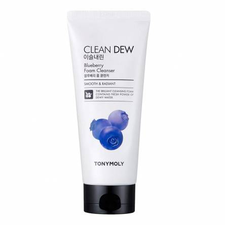 Очищающая пенка c черникой TONY MOLY Clean Dew Blueberry Foam Cleanser - 180 мл