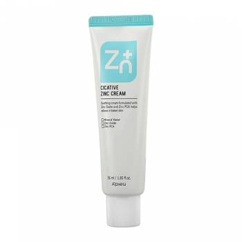 Успокаивающий крем для лица с цинком A'PIEU Cicative Zinc Cream - 55 мл