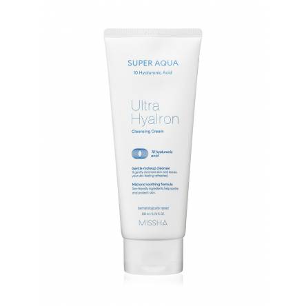 Очищающий крем для лица MISSHA Super Aqua Ultra Hyalron Cleansing Cream - 200 мл
