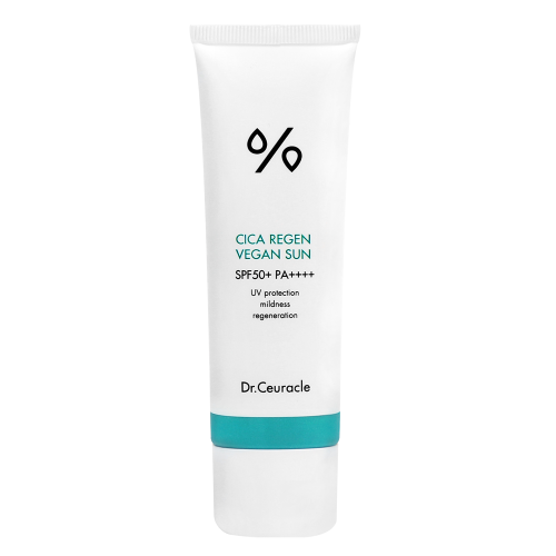 Солнцезащитный веганский крем с центеллой Dr.Ceuracle Cica Vegan Sun Gel SPF 50 PA++++ - 50 мл