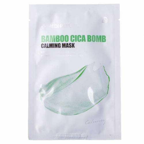 Успокаивающая тканевая маска с центеллой и бамбуком Medi-Peel Bamboo Cica Bomb Calming Mask - 25 гр