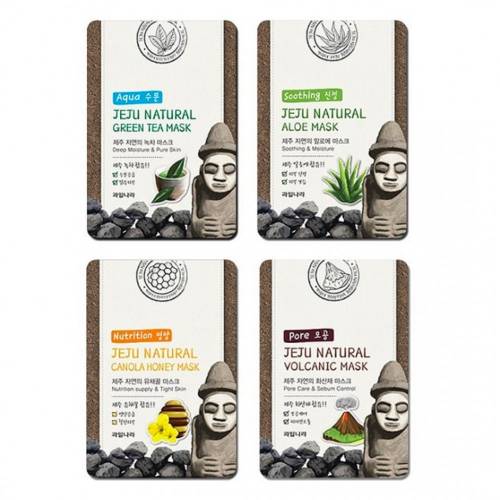 Тканевая маска для лица WELCOS Jeju Natural Mask - 20 гр