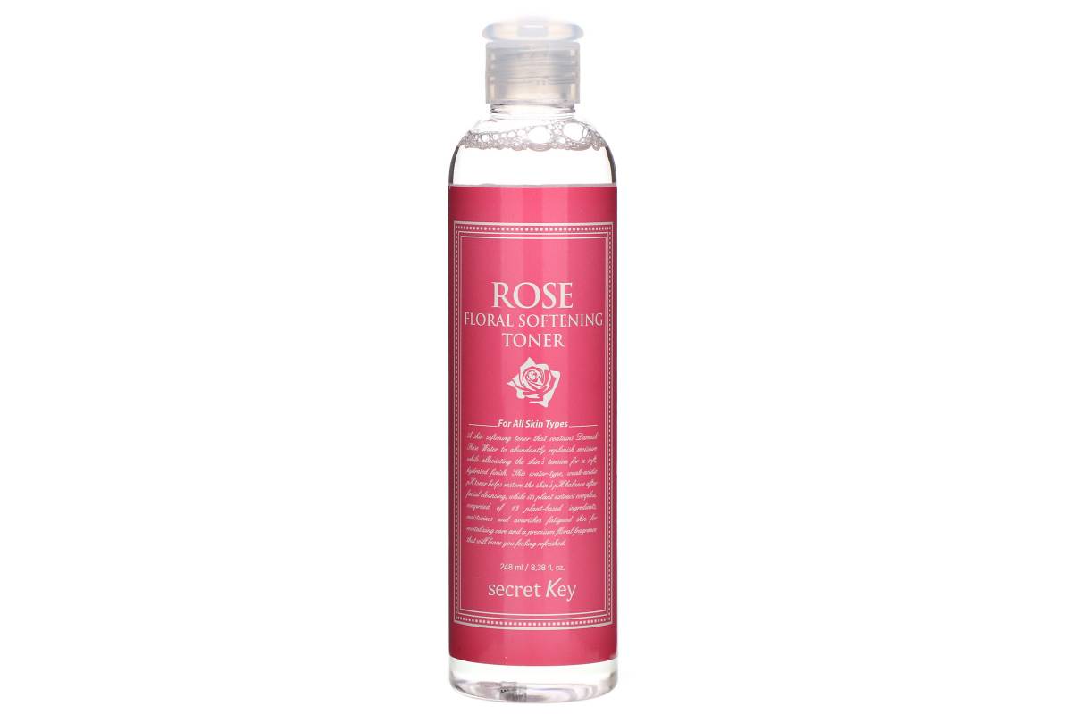 Увлажняющий тонер для лица с розой Secret Key Rose Floral Softening Toner - 248 мл