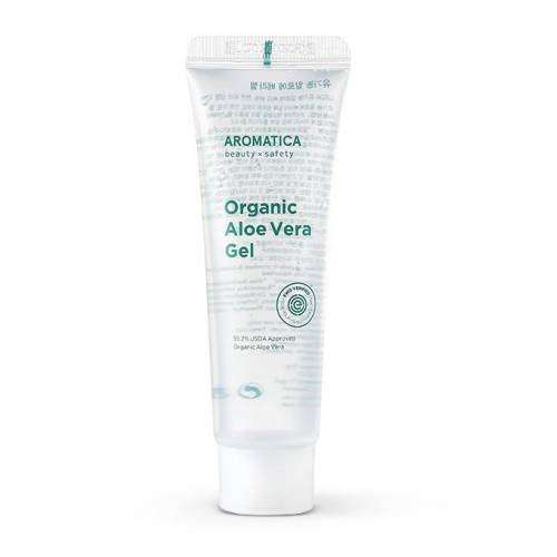 Миниатюра органического геля с алоэ AROMATICA 95% Organic Aloe Vera Gel - 50 мл