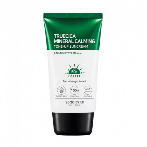 Солнцезащитный крем для выравнивания тона Some By Mi Truecica Mineral Calming Tone-Up Sunscreen 50 PA++++ - 50 гр