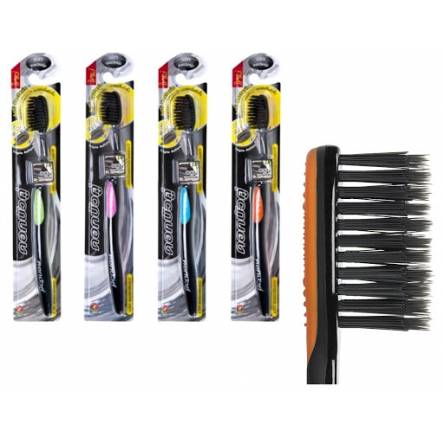 Зубная щетка на основе бамбукового угля Twin Lotus Slim Soft ฺBamboo Charcoal Toothbrush