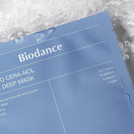 Гидрогелевая маска с церамидами Biodance Hydro Cera-Nol Real Deep Mask - 34 гр