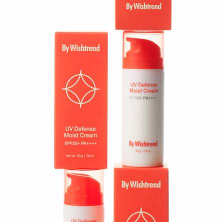 Увлажняющий солнцезащитный крем с пантенолом By Wishtrend UV Defense Moist Cream SPF 50+ PA++++ - 50 мл