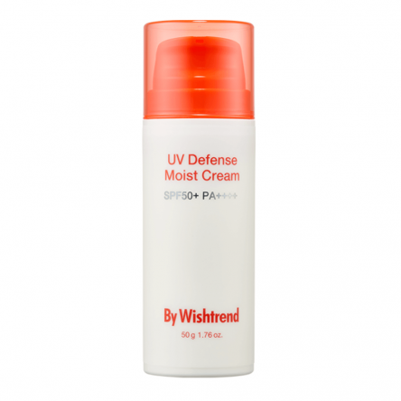 Увлажняющий солнцезащитный крем с пантенолом By Wishtrend UV Defense Moist Cream SPF 50+ PA++++ - 50 мл