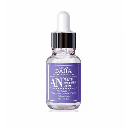 Сыворотка против пигментации с арбутином и ниацинамидом Cos de Baha Arbutin 5%+Niacinamide 5% Serum - 30 мл