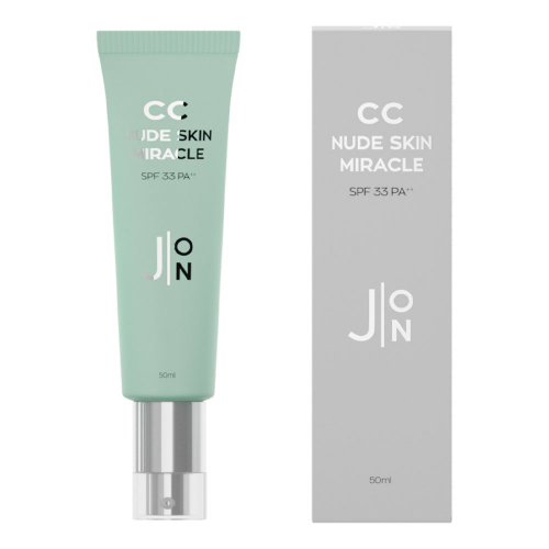 Корректирующий СС-крем для лица с зелёным пигментом J:ON CC Nude Skin Miracle SPF 33 PA++ - 50 мл