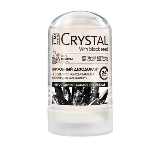 Минеральный дезодорант для тела с чёрным тмином Secrets Lan Crystal Deodorant Stick - 60 гр