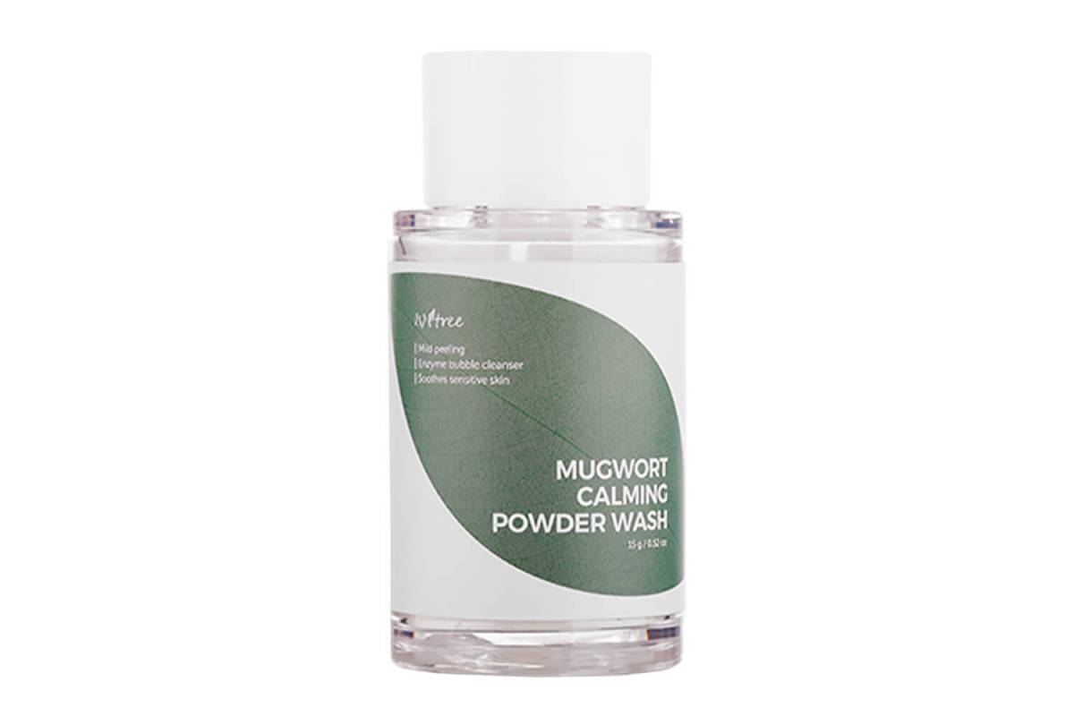 Успокаивающая энзимная пудра с полынью IsNtree Mugwort Calming Powder Wash - 15 гр