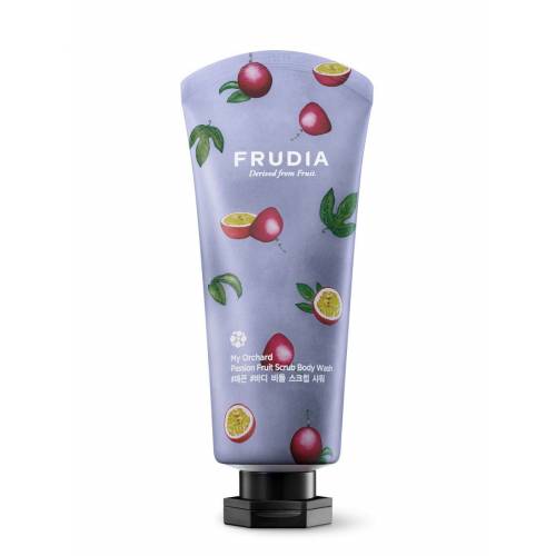 Скрабирующий гель для душа с маракуйей FRUDIA My Orchard Passion Fruit Scrub Body Wash - 200 мл