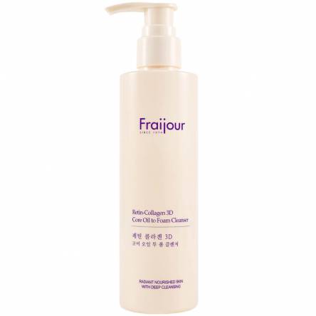 Гидрофильное масло-пенка с коллагеном и ретинолом Evas Fraijour Retin-Collagen 3D Core Oil to Foam Cleanser - 210 мл