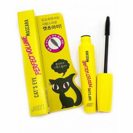 Объёмная тушь для ресниц Jigott Cat's Eye Perfect Volume Mascara - 12 мл