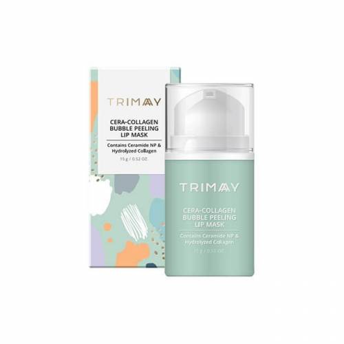 Пузырьковая пилинг-маска для губ Trimay Cera-Collagen Bubble Peeling Lip Mask - 15 гр