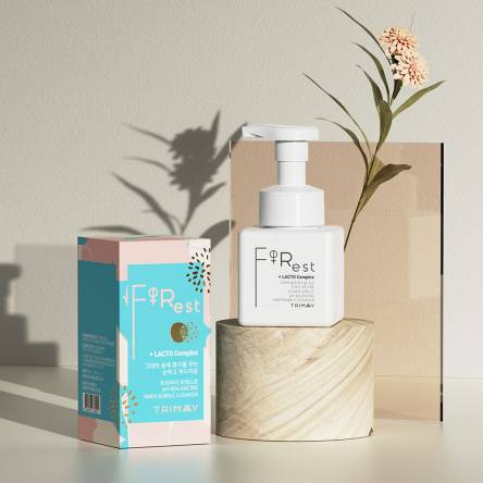 Мягкая пенка для интимной гигиены с пробиотиками Trimay Forest pH-Balansing Inner Bubble Cleanser - 235 мл