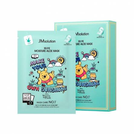 Смягчающая тканевая маска с алоэ JMSolution Disney Collection Selfie Moisture Aloe Mask - 30 мл