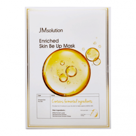 Тканевая маска с лизатом бифидобактерий JMsolution Enriched Skin Be Up Mask - 30 мл