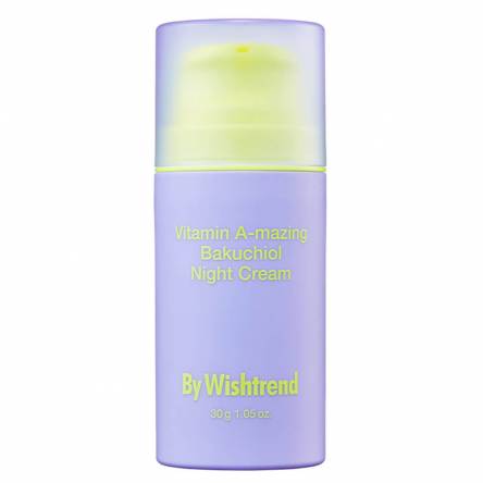 Ночной крем с ретинолом и бакучиолом By Wishtrend Vitamin A-mazing Bakuchiol Night Cream - 30 мл