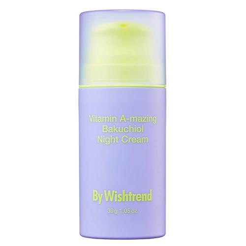 Ночной крем с ретинолом и бакучиолом By Wishtrend Vitamin A-mazing Bakuchiol Night Cream - 30 мл
