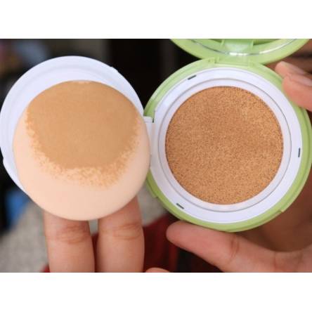 Освежающий солнцезащитный кушон The Saem Jeju Fresh Aloe Cooling Cushion Natural Beige SPF50 - 12 гр