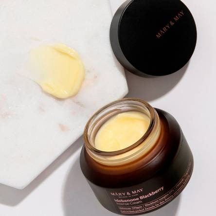 Антиоксидантный крем c комплексом ягод Mary & May Idebenone Blackberry Intense Cream - 70 мл