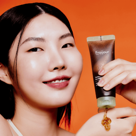 Гелевая маска со спикулами для сужения пор Evas Fraijour Heartleaf Pore Melting Gel Mask - 75 гр