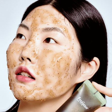 Гелевая маска со спикулами для сужения пор Evas Fraijour Heartleaf Pore Melting Gel Mask - 75 гр